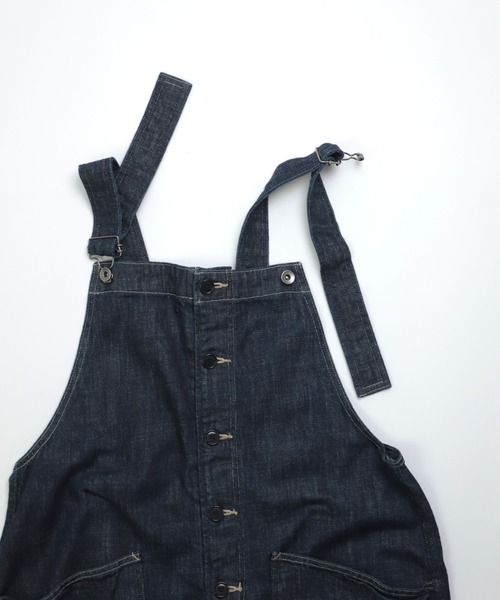 D.M.G / ディーエムジー] 10ozデニム BIGポケットオーバーオール