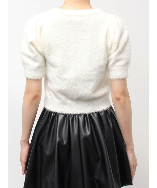 CALNAMUR（カルナムール）の「メニーリボンシャギーニット（ニット/セーター・レディース・ブラック/ライトブルー/ホワイト・FREE）」の14枚目の写真