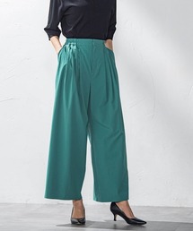 タックボリュームワイドパンツ≪洗濯機で洗える≫