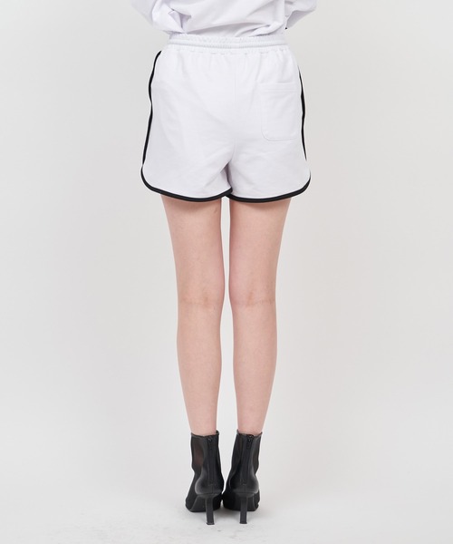 ROYAL PARTY（ロイヤルパーティー）の「配色カットショートパンツ（その他パンツ・レディース・グレー/オフホワイト/ブラック・FREE）」の9枚目の写真