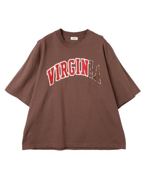 JIEDA(ジエダ)の「PIGMENT VIRGINIA TEE(Tシャツ/カットソー・メンズ・ホワイト/ブラウン/ブラック・1/2)」の3枚目の写真