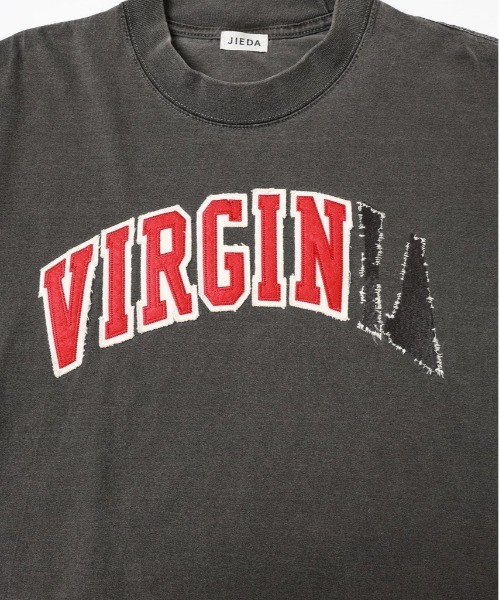 JIEDA(ジエダ)の「PIGMENT VIRGINIA TEE(Tシャツ/カットソー・メンズ・ホワイト/ブラウン/ブラック・1/2)」の7枚目の写真
