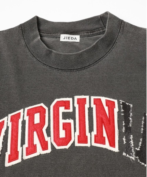 JIEDA(ジエダ)の「PIGMENT VIRGINIA TEE(Tシャツ/カットソー・メンズ・ホワイト/ブラウン/ブラック・1/2)」の8枚目の写真