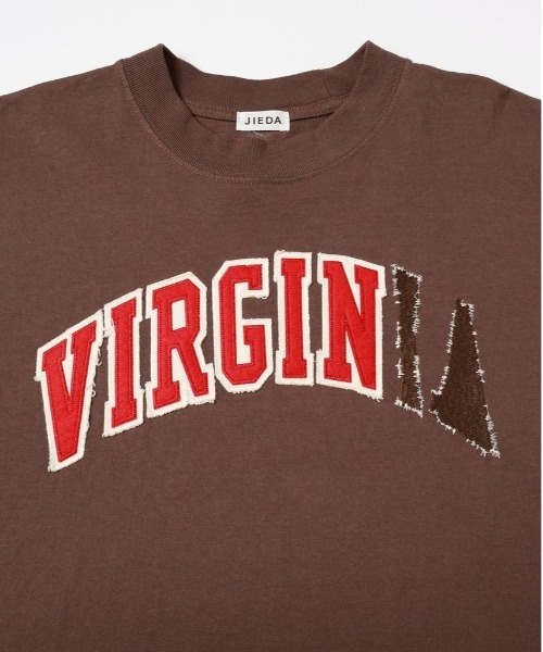 JIEDA(ジエダ)の「PIGMENT VIRGINIA TEE(Tシャツ/カットソー・メンズ・ホワイト/ブラウン/ブラック・1/2)」の11枚目の写真