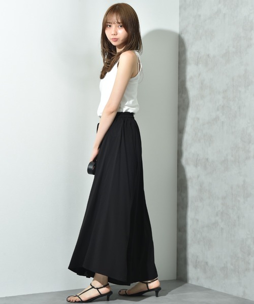 INTERPLANET（インタープラネット）の「レーヨンワイドイージーパンツ（その他パンツ・レディース・ブラック/カーキ/イエロー/ターコイズブルー・FREE）」の21枚目の写真