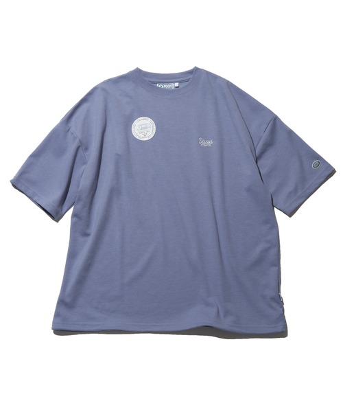 DISCUS ATHLETIC(ディスカス アスレチック)の「DISCUS ATHLETIC ディスカス アスレティック 裾ドロスト付きTシャツ(Tシャツ/カットソー・メンズ・ブルー系/ベージュ/ライトグレー/グリーン/ブラック・M/L)」の5枚目の写真