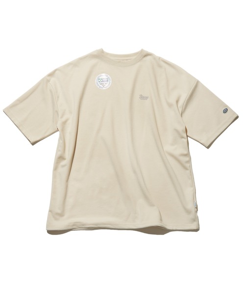 DISCUS ATHLETIC(ディスカス アスレチック)の「DISCUS ATHLETIC ディスカス アスレティック 裾ドロスト付きTシャツ(Tシャツ/カットソー・メンズ・ブルー系/ベージュ/ライトグレー/グリーン/ブラック・M/L)」の4枚目の写真