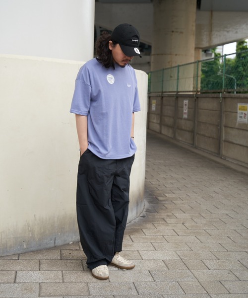 DISCUS ATHLETIC(ディスカス アスレチック)の「DISCUS ATHLETIC ディスカス アスレティック 裾ドロスト付きTシャツ(Tシャツ/カットソー・メンズ・ブルー系/ベージュ/ライトグレー/グリーン/ブラック・M/L)」の8枚目の写真
