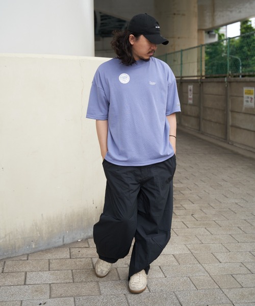 DISCUS ATHLETIC(ディスカス アスレチック)の「DISCUS ATHLETIC ディスカス アスレティック 裾ドロスト付きTシャツ(Tシャツ/カットソー・メンズ・ブルー系/ベージュ/ライトグレー/グリーン/ブラック・M/L)」の11枚目の写真