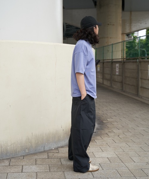 DISCUS ATHLETIC(ディスカス アスレチック)の「DISCUS ATHLETIC ディスカス アスレティック 裾ドロスト付きTシャツ(Tシャツ/カットソー・メンズ・ブルー系/ベージュ/ライトグレー/グリーン/ブラック・M/L)」の14枚目の写真