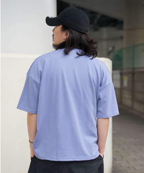 DISCUS ATHLETIC(ディスカス アスレチック)の「DISCUS ATHLETIC ディスカス アスレティック 裾ドロスト付きTシャツ(Tシャツ/カットソー・メンズ・ブルー系/ベージュ/ライトグレー/グリーン/ブラック・M/L)」の7枚目の写真