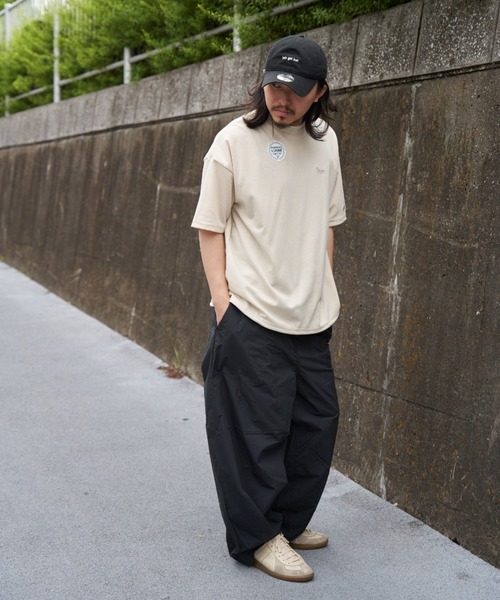 DISCUS ATHLETIC(ディスカス アスレチック)の「DISCUS ATHLETIC ディスカス アスレティック 裾ドロスト付きTシャツ(Tシャツ/カットソー・メンズ・ブルー系/ベージュ/ライトグレー/グリーン/ブラック・M/L)」の21枚目の写真