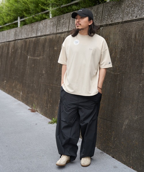 DISCUS ATHLETIC(ディスカス アスレチック)の「DISCUS ATHLETIC ディスカス アスレティック 裾ドロスト付きTシャツ(Tシャツ/カットソー・メンズ・ブルー系/ベージュ/ライトグレー/グリーン/ブラック・M/L)」の22枚目の写真