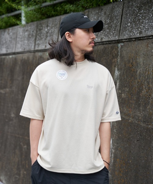 DISCUS ATHLETIC(ディスカス アスレチック)の「DISCUS ATHLETIC ディスカス アスレティック 裾ドロスト付きTシャツ(Tシャツ/カットソー・メンズ・ブルー系/ベージュ/ライトグレー/グリーン/ブラック・M/L)」の15枚目の写真