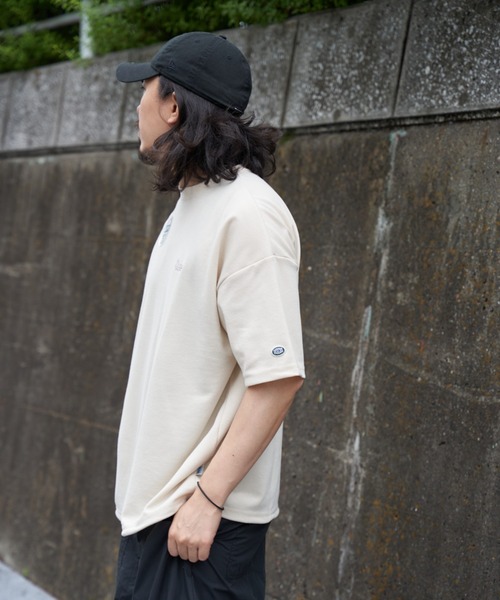DISCUS ATHLETIC(ディスカス アスレチック)の「DISCUS ATHLETIC ディスカス アスレティック 裾ドロスト付きTシャツ(Tシャツ/カットソー・メンズ・ブルー系/ベージュ/ライトグレー/グリーン/ブラック・M/L)」の17枚目の写真