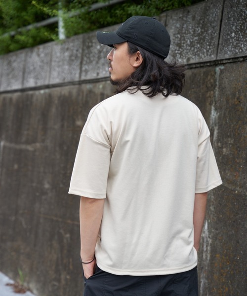 DISCUS ATHLETIC(ディスカス アスレチック)の「DISCUS ATHLETIC ディスカス アスレティック 裾ドロスト付きTシャツ(Tシャツ/カットソー・メンズ・ブルー系/ベージュ/ライトグレー/グリーン/ブラック・M/L)」の18枚目の写真