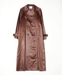 SATIN OVERSIZE TRENCH COAT