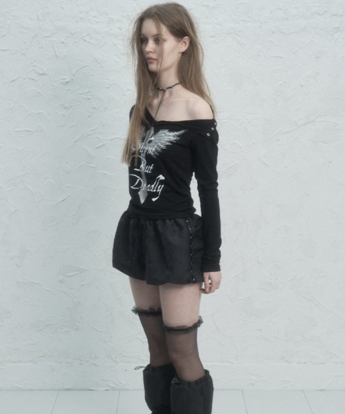 SETUPEXE（セットアップイーエックスイー）の「PUMPKIN SHORT PANTS（その他パンツ・レディース・ブラック/チャコール/チェック・フリー）」の13枚目の写真