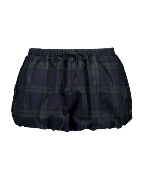 SETUPEXE（セットアップイーエックスイー）の「PUMPKIN SHORT PANTS（その他パンツ・レディース・ブラック/チャコール/チェック・フリー）」の7枚目の写真