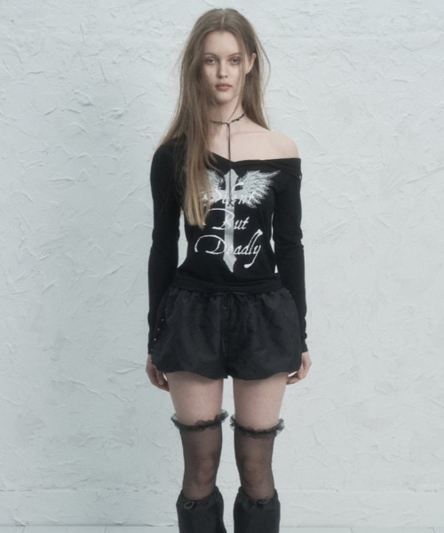 SETUPEXE（セットアップイーエックスイー）の「PUMPKIN SHORT PANTS（その他パンツ・レディース・ブラック/チャコール/チェック・フリー）」の17枚目の写真