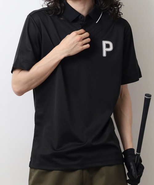 セール】ゴルフ P ストレッチカノコ PロゴS/S ポロ（ポロシャツ