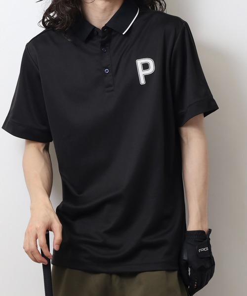 セール】ゴルフ P ストレッチカノコ PロゴS/S ポロ（ポロシャツ