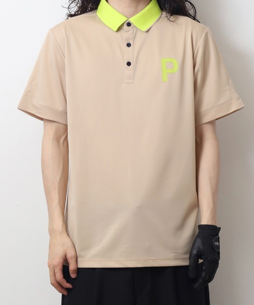 セール】ゴルフ P ストレッチカノコ PロゴS/S ポロ（ポロシャツ