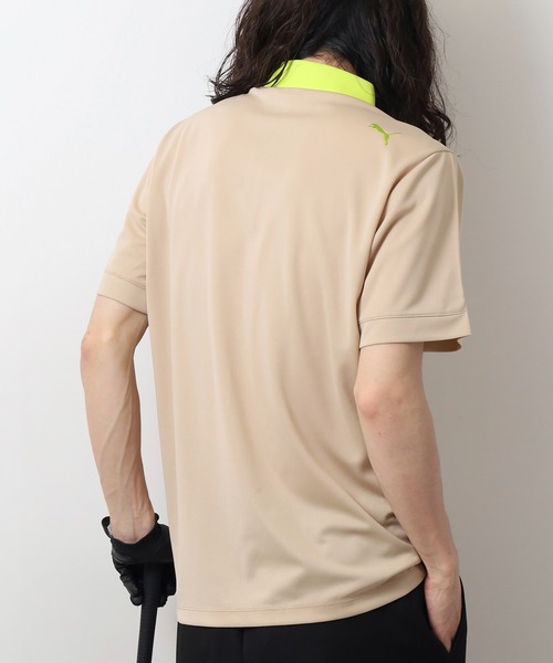 PUMA(プーマ)の「ゴルフ P ストレッチカノコ PロゴS/S ポロ(ポロシャツ・メンズ・ホワイト系その他/ベージュ系/ブラック・M/L/XL/S)」の12枚目の写真