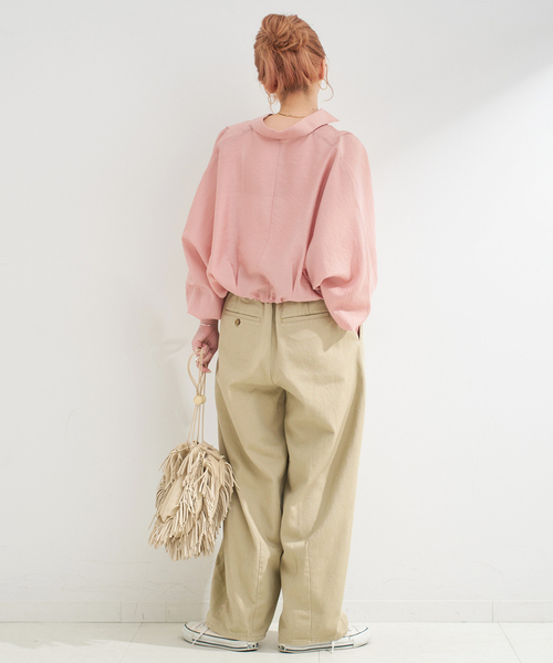 shalomclubトップス　NJS ヘリン着用 LS Mockneck Shirt | WOMEN | Saturdays NYC Japan