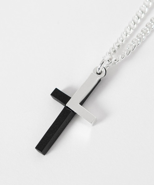 LAD MUSICIAN（ラッドミュージシャン）の「CROSS NECKLACE（ネックレス・メンズ・シルバー/ブラック・FREE）」の11枚目の写真