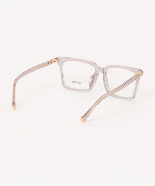 miu miu(ミュウミュウ)の「【miumiu/ミュウミュウ】スクエア メガネ MU08XVF 12W1O1(メガネ・レディース・パープル・FREE)」の3枚目の写真