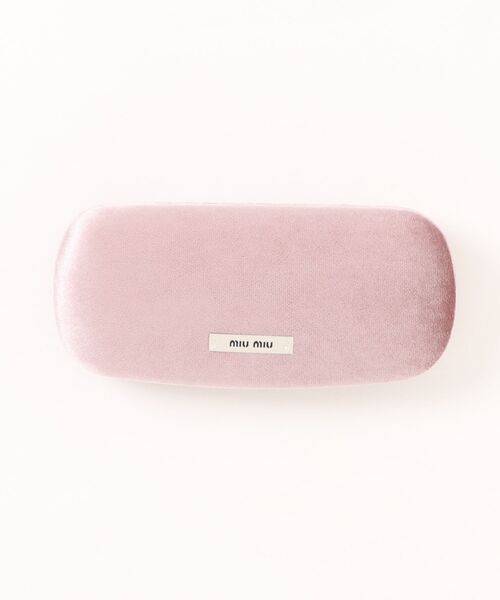 miu miu(ミュウミュウ)の「【miumiu/ミュウミュウ】スクエア メガネ MU08XVF 12W1O1(メガネ・レディース・パープル・FREE)」の4枚目の写真