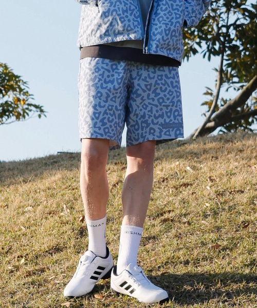 IRISHMAN(アイリッシュマン)の「【REFLECT】signature logo half pants / 光る防水ハーフパンツ(MENS)(その他パンツ・メンズ・ブルー/グリーン/ホワイト・XL/L/M)」の1枚目の写真