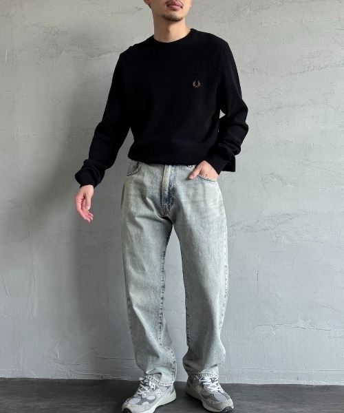 ★美品★FRED PERRY★アンゴラ混じり★セーター★ショート丈★ FRED PERRY ニット セーター 「WEB限定」「FRED PERRY/フレッドペリー