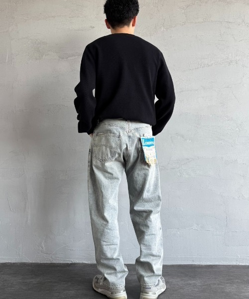 FRED PERRY（フレッドペリー）の「【WEB限定】[FRED PERRY/フレッドペリー] ワンポイントロゴ刺繍 クルーネックコットンニット（ニット/セーター・レディース・ブラック/キャメル・L/M/S）」の21枚目の写真