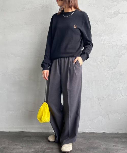 WEB限定】[FRED PERRY/フレッドペリー] ワンポイントロゴ刺繍