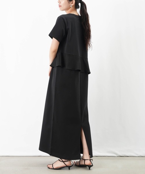 LUCA/LADY LUCK LUCA（ルカ/レディラックルカ）の「LC/LLL アシメフリルワンピース（ワンピース・レディース・ブラック/カーキ・FREE）」の8枚目の写真