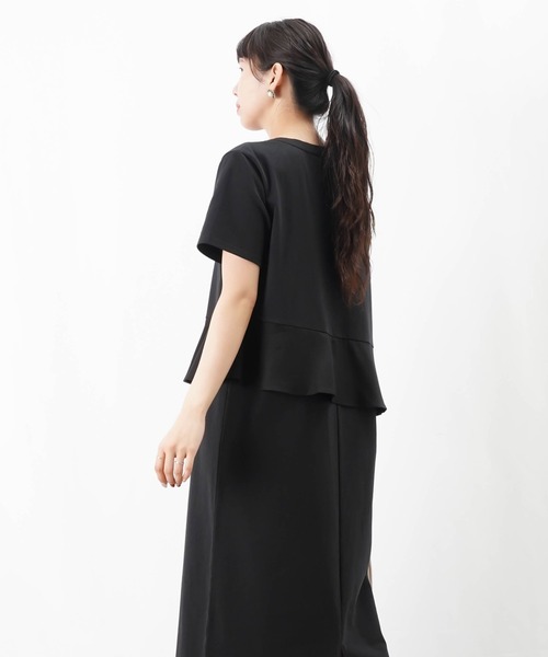 LUCA/LADY LUCK LUCA（ルカ/レディラックルカ）の「LC/LLL アシメフリルワンピース（ワンピース・レディース・ブラック/カーキ・FREE）」の7枚目の写真