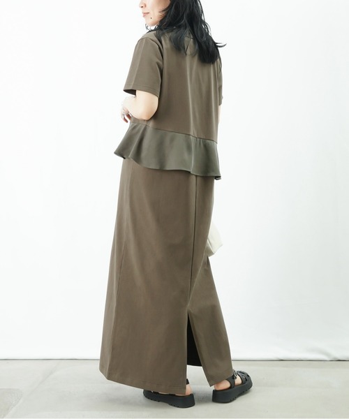 LUCA/LADY LUCK LUCA（ルカ/レディラックルカ）の「LC/LLL アシメフリルワンピース（ワンピース・レディース・ブラック/カーキ・FREE）」の14枚目の写真