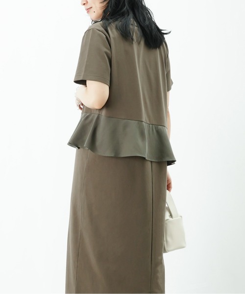 LUCA/LADY LUCK LUCA（ルカ/レディラックルカ）の「LC/LLL アシメフリルワンピース（ワンピース・レディース・ブラック/カーキ・FREE）」の10枚目の写真