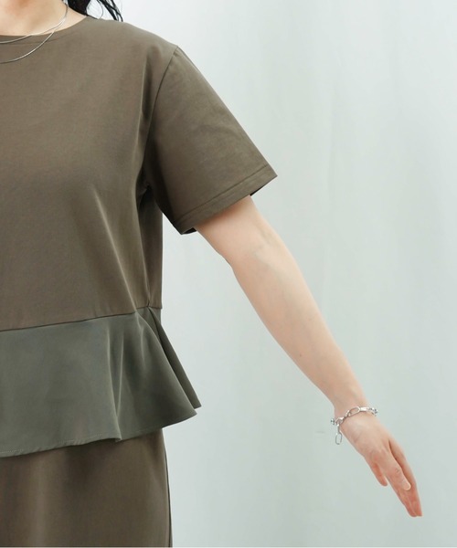 LUCA/LADY LUCK LUCA（ルカ/レディラックルカ）の「LC/LLL アシメフリルワンピース（ワンピース・レディース・ブラック/カーキ・FREE）」の17枚目の写真