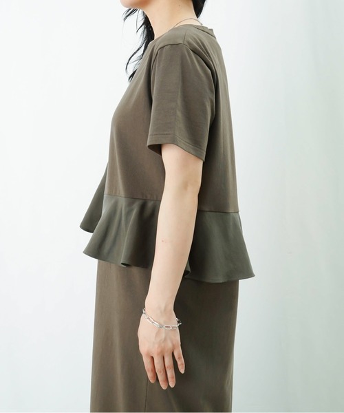 LUCA/LADY LUCK LUCA（ルカ/レディラックルカ）の「LC/LLL アシメフリルワンピース（ワンピース・レディース・ブラック/カーキ・FREE）」の19枚目の写真