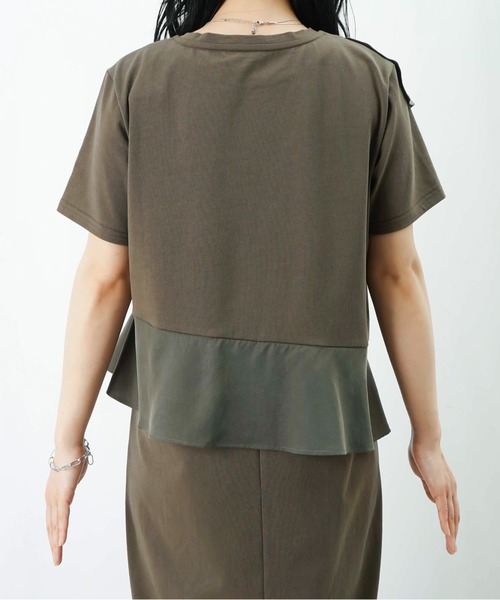 LUCA/LADY LUCK LUCA（ルカ/レディラックルカ）の「LC/LLL アシメフリルワンピース（ワンピース・レディース・ブラック/カーキ・FREE）」の16枚目の写真