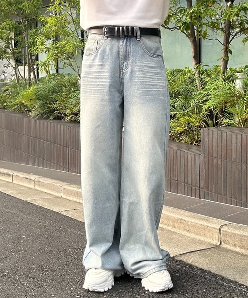 Otte(オッテ)の「ウォッシュブルーデニム(デニムパンツ・メンズ・ライトブルー・MEDIUM/SMALL/LARGE)」の2枚目の写真