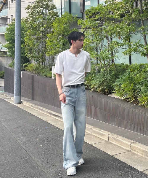 Otte(オッテ)の「ウォッシュブルーデニム(デニムパンツ・メンズ・ライトブルー・MEDIUM/SMALL/LARGE)」の4枚目の写真