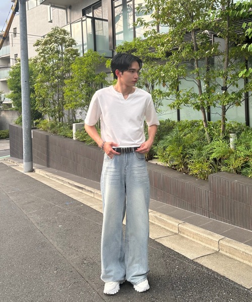 Otte(オッテ)の「ウォッシュブルーデニム(デニムパンツ・メンズ・ライトブルー・MEDIUM/SMALL/LARGE)」の5枚目の写真