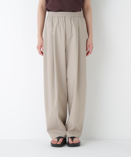 human woman(ヒューマンウーマン)の「◆TR×TCポプリンストレッチイージーカーブパンツ(その他パンツ・レディース・ネイビー/ベージュ系その他2・MEDIUM)」の21枚目の写真