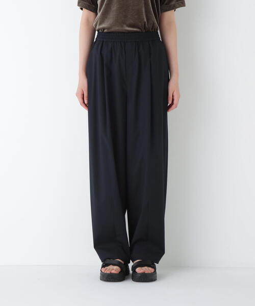 human woman(ヒューマンウーマン)の「◆TR×TCポプリンストレッチイージーカーブパンツ(その他パンツ・レディース・ネイビー/ベージュ系その他2・MEDIUM)」の15枚目の写真