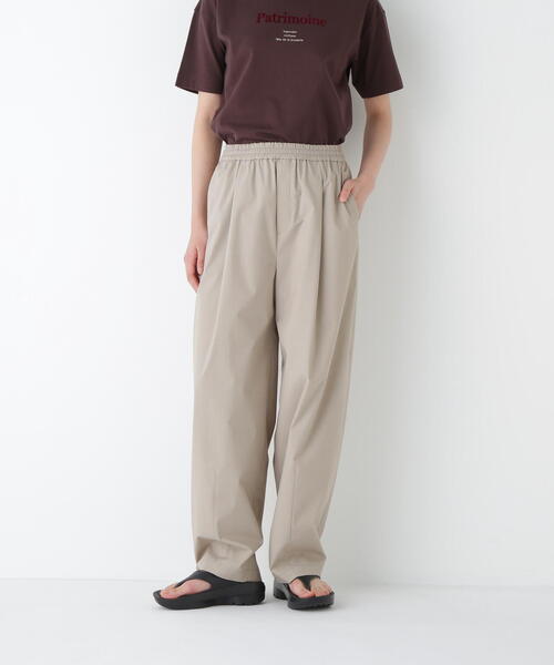 human woman(ヒューマンウーマン)の「◆TR×TCポプリンストレッチイージーカーブパンツ(その他パンツ・レディース・ネイビー/ベージュ系その他2・MEDIUM)」の22枚目の写真