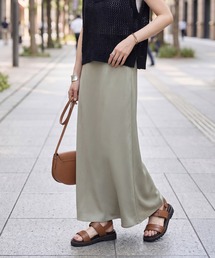 STYLE DELI（スタイルデリ）の「かなり涼しいジョーゼットロングスカート（スカート）」